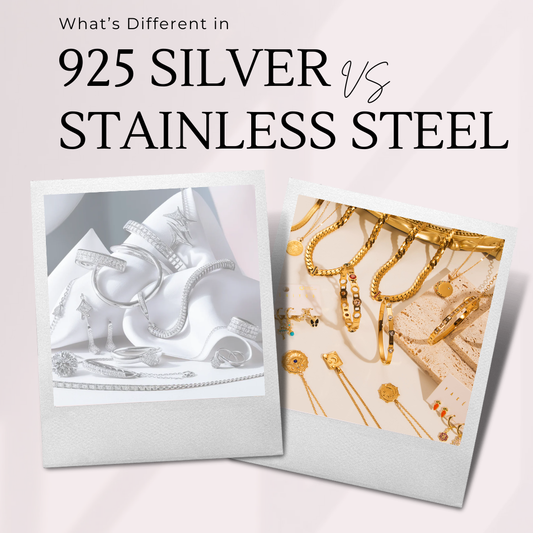 What's Different in 925 sterling silver and stainless steel?